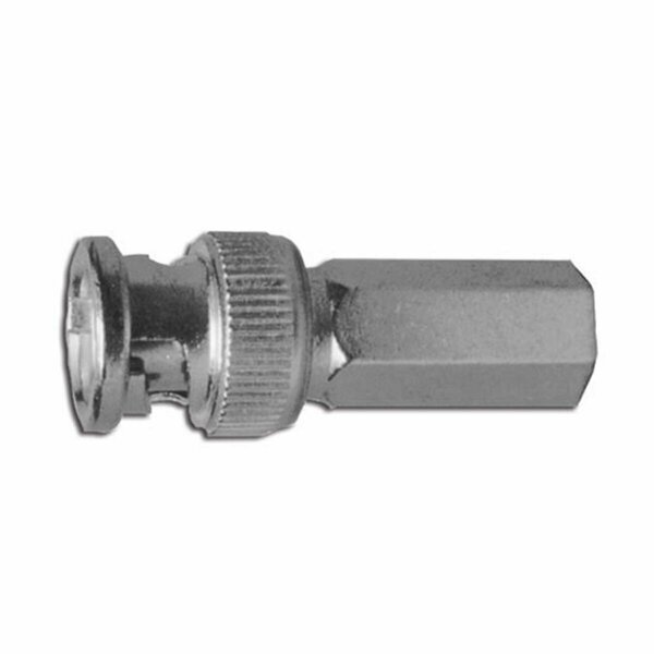 Channel Vision BNC Male Twist on Type Connector for RG6 CV2110